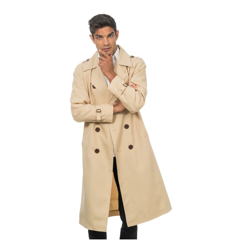 Beiger Inspektor-Trenchcoat